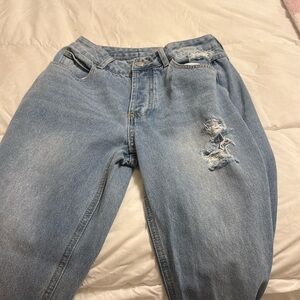 shein high rise jeans
blue wash